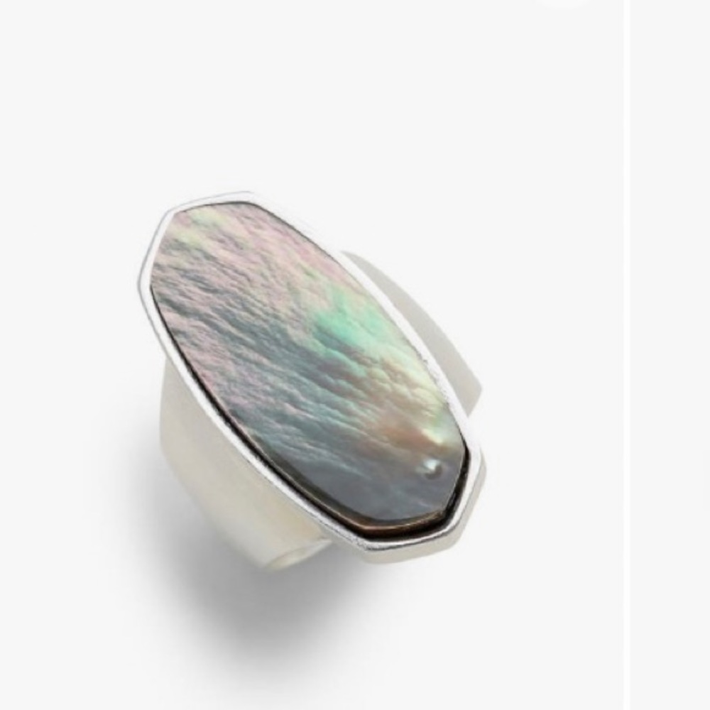Kendra Scott Kit Mother of Pearl Ring Size 6